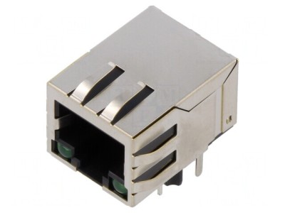 Soclu RJ45 8p8c Ecranat cu LED foto