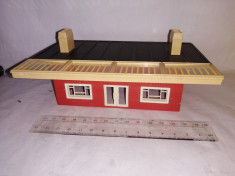 bnk jc Hornby R473 MODEL RAILWAY TICKET OFFICE - statie de bilete 1/76 foto