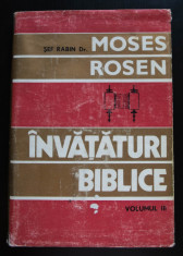 ?ef Rabin Dr. Moses Rosen - Inva?aturi biblice (vol. III) (cartonata) foto