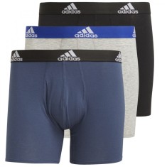Boxerii adidas Logo Boxer Briefs 3 Pairs GN2017 negru foto