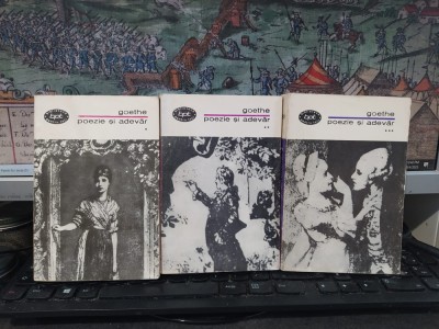 Goethe, Poezie și adevăr. Din viața mea, Vol. 1-3 Biblioteca pentru toți 387-389, Editura pentru literatură, București 1967, 010 foto
