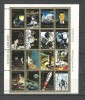Ajman - Space, perf. mini block, used AB.057, Stampilat