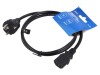 Cablu alimentare Savio 1.2m, IEC C13 mama, CEE 7/7, 3x0.75mm, PVC Negru H03VV-F