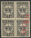 EROARE TAXA DE PLATA BLOC x4 MNH--1945, Nestampilat