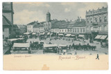 4487 - BRASOV, Market, Litho, Romania - old postcard - unused, Necirculata, Printata