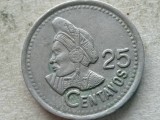 GUATEMALA-25 CENTAVOS 1996