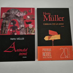 Herta Muller Animalul inimii / Calatorie intr un picior Doua volume