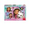 Puzzle 3 in 1 - Gabby si prietenii ( 3 x 55 piese)