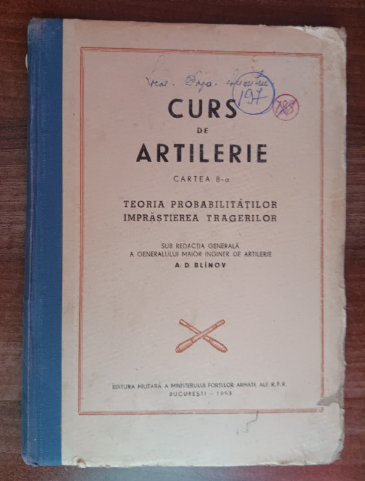 myh 32s - AD Blinov - Curs de artilerie - trageri - 1953