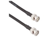 Cablu BNC AMPHENOL RF 0,5m 50&Omega; drept tata-tata 095-850-278M050