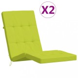 Cumpara ieftin Perne scaun de terasa, 2 buc, verde deschis, tesatura Oxford