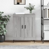 vidaXL Servantă, gri sonoma, 69,5x34x90 cm, lemn compozit