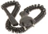 Cablu Alimentare Aparat Ras Braun 67030305 Spiralat 1m, Negru, Stecher Euro, Conector Mama - Compatibil Diverse Modele