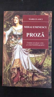 Mihai Eminescu - Proză foto