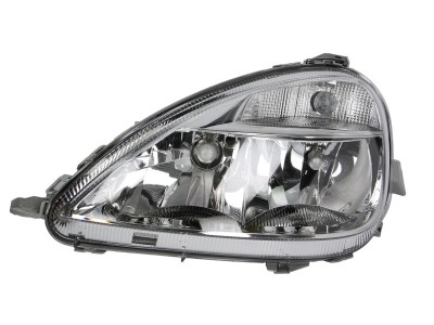 Far Mercedes Clasa A (W168) 08.2000-08.2004 DEPO partea Stanga, tip bec H4+H7, reglaj pneumatic foto
