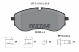 TEXTAR 2249301 Q+ set placute frana,frana disc