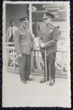 Fotografie tip Carte Postala, General si maior, 1941