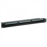 Patch Panel Value UTP Cat.6, 24 porturi, negru, 26.99.0362