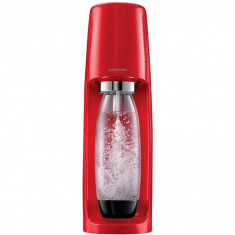 Aparat pentru preparat bauturi carbogazoase SodaStream Spirit, Rosu