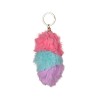 Breloc Pufos Pompon, 12 cm, 3 culori, ATU-088741, Oem