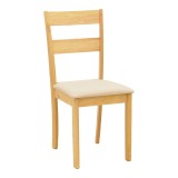 Cumpara ieftin Scaun Dallan chair, Alb - Natural, 40x48x89 cm