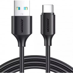 Cablu incarcare/transfer date Joyroom S-UC027A9, USB/USB Type-C, 3A, 25cm, Negru
