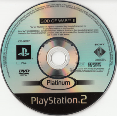 Joc PS2 God Of War II Platinum PlayStation 2 colectie foto