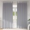 vidaXL Perdele cu perdele 2 pcs Gri deschis 245x140cm Poliester 4107566