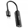 Adaptor Audio Lightning - Lightning / 3.5mm Baseus L52, Negru CALL52-01, Apple