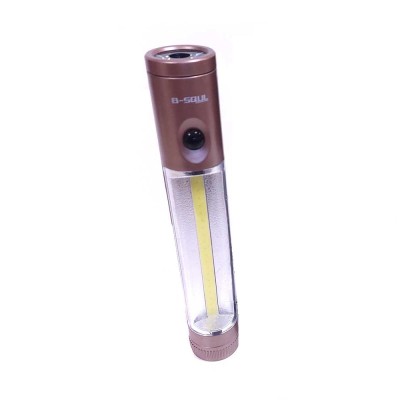 Lanterna de lucru cu LED, 3.2 x 19 cm, magnet, maro foto