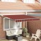 vidaXL Jaluzea retractabilă automată portocalie și maronie 350 x 250 cm