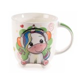 Cana portelan Unicorn Kids 9x9.5 cm, 350 ml