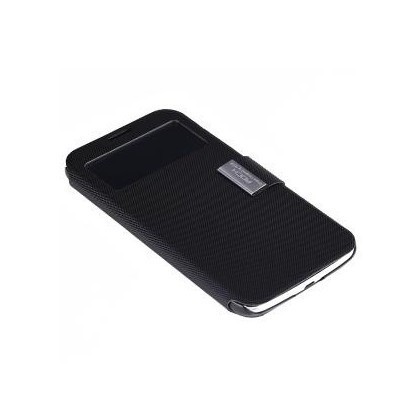 Husa Rock Flexible Flip S-View Samsung Galaxy Mega 6.3 Negru Husa Rock Flexible Flip S-View Samsung Galaxy Mega 6.3 Negru
