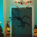 vidaXL Decorațiune Păianjen de Halloween Manual 6 pcs Negru 75 cm