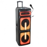 BOXA PORTABILA 2X10&quot;/25CM 400W RMS CU USB/SD/BLUETOOTH