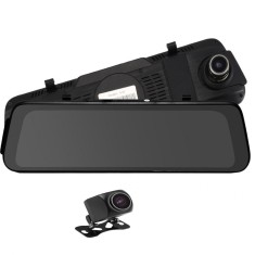 Camera Auto Tip Oglinda Retrovizoare Inregistrare Dubla Fata/ Spate Nightvision 9.66&amp;amp;quot; Siegbert 999ET0059 foto