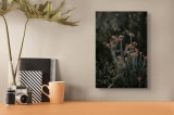 Tablou Canvas, "Splendoarea florilor &icirc;n amurgul toamnei", Flori, Uscate, Melancolie, Natură, Sălbatică, Tulpini, Fragilitate, Toamnă, Textură, Subtili