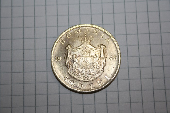Moneda de 500 lei 1945 #1