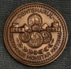 Medalie Centenarul Sistemului Monetar 1967,gravor Grudinschi .6cm