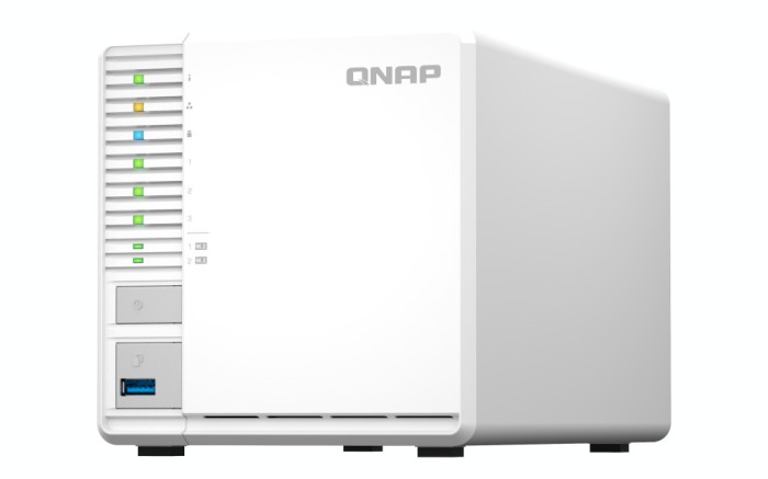 NAS QNAP 262 3-Bay, CPU Intel Celeron N5105/N5095 4-core/4-thread Processor,