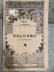 1926 Vulcanii cu 19 figuri in text - V. Zaharescu Biblioteca de popularizarea stiintei