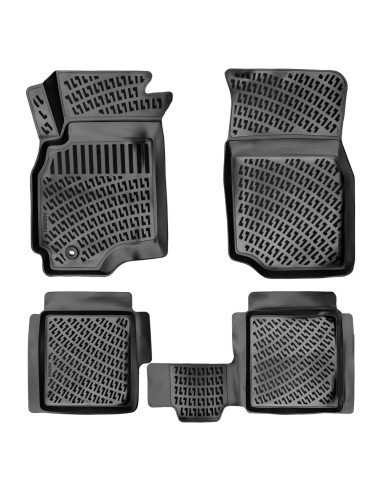 Set covorase auto din cauciuc tip tavita Mitsubishi Lancer 2002-2007