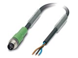 Cablu PHOENIX CONTACT M8 3 pini drept 10m pentru senzori și automatizări SAC-3P-M8MS/10,0-PUR