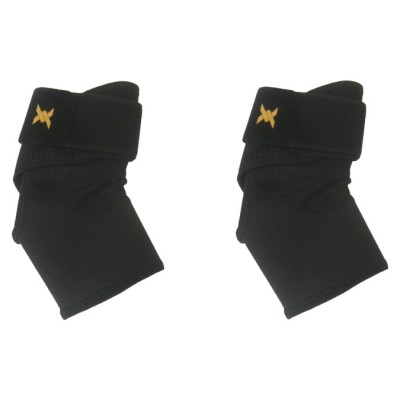 Set 2 orteze pentru glezna Thx4Cooper, S, M, prindere cu scai, negru foto