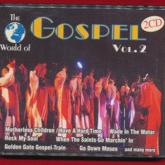 "The World of Gospel" Vol. 2 - dublu CD audio - diferiţi artişti.