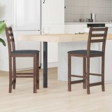 vidaXL Scaune de dining 2 pcs Maro deschis 40 x 47,5 x 99,5 cm 42020466