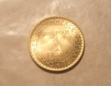 Moneda Franta 1 Franc 1921 Argint Stare Buna (BU) Rara