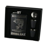 Set cadou &bdquo;A legjobb Horgasz&rdquo; Plosca cu palnie si 2 pahare