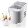 Aparat cuburi gheata ETA Glacial 8784, 15kg/zi, 2.1L, 120W, inox + Functie autocuratare &amp; Indicator plin/gol