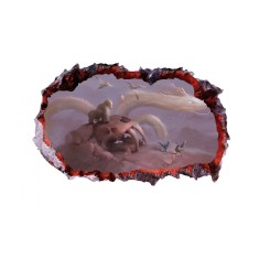 Sticker decorativ cu Dinozauri, 85 cm, 4305ST-1